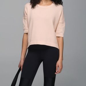 Lululemon Bhakti Reality Short Sleeve Sweater
